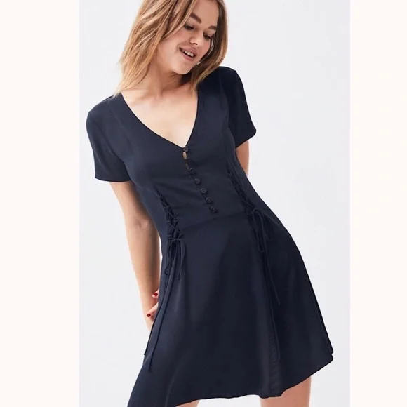PacSun | Dresses | Lottie Moss Double Laceup Dress In Black | Poshmark PacSun | Dresses | Lottie Moss Double Laceup Dress In Black | Poshmark